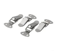 4 pezzi 8 pezzi in acciaio inox per chiusure a levetta con molla di compressione interna per un fissaggio affidabile di mobili modulari e recinzioni tecniche (4 pezzi)
