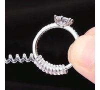 4 pezzi/8 pezzi Regolatori di anelli trasparenti, cordino invisibile per allargare gli anelli troppo grandi, disponibili in diverse misure; 20 pezzi Sacchetti regalo antiossidazione per gioielli, bors