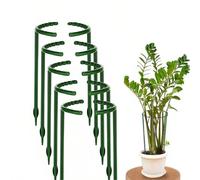 4 pezzi/8 pezzi Supporti a gabbia a mezza luna in plastica per piante in vaso, supporti per fiori da giardino 4 pezzi (taglia piccola),4 pezzi (taglia grande),8 pezzi (taglia piccola),8 pezzi (taglia 