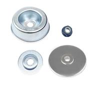 4 Pezzi Accessori per Decespugliatore, Metallo Kit Adattatore Tosaerba per Stihl FS120 200 250 56R 80 Lama Dado Fissaggio Kit di Ricambio in Metallo, per Sostituzione Tagliaerba Trimmer