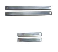 4 Pezzi Acciaio Inox Battitacco Auto per Alfa Romeo Giulia Giulietta 2014-2019, Strisce Protezione Davanzale Portiera AntiGraffio Calciere Protezioni Accessori,Silver