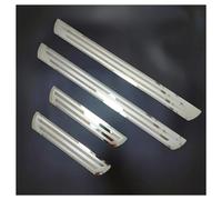 4 Pezzi Acciaio Inox Battitacco per Fiat Topolino 2023-, Acciaio Inossidabile Battitacco Kick Plates Door Sill Anti-Graffio Accessori
