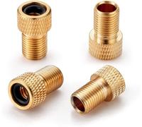 4 Pezzi Adattatore Per Valvola Presta In Ottone, Converti La Valvola Presta Della Tua Bicicletta In Un Adattatore Per Valvola Schrader Per Gonfiare i Pneumatici Con Una Pompa Standard