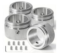 4 pezzi Adattatore per valvole termostatiche per radiatori, testine termostatiche per valvole del radiatore con strisce, RA/Rav/Ravl M30×1,5