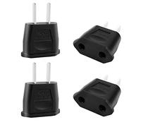 4 pezzi Adattatore Universale da Viaggio, Adattatore di Spina Europea EU Europa, Adattatore Presa Americana Adattatore da Europa a USA Adattatore USA/Italiano/Giappone/Cina/Canada/Messico