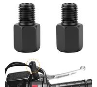 4 pezzi adattatori per specchietti retrovisori per motociclette e scooter, viti di prolunga per moto M8/M10 a M10/M8 con filettatura destra, supporto per specchietti per moto (M8 bis M8)