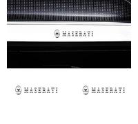 4 Pezzi Adesivi Emblemi in Metallo per Auto Maserati Ghibli Levante Quattroporte Grecale GranSport Coupe GT GC MC20 Decalcomanie Badge Accessori per Decorazione di Interni,B