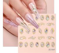 4 Pezzi Adesivi Per Unghie In Rilievo Rosa, Forma Tridimensionale 3D, Con Adesivo E Facile Da Incollare, Adatto Per La Decorazione Delle Unghie, Design Di Nail Art Fai Da Te.