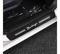 4 Pezzi Adesivo Battitacco Porta Auto, Protezione del Davanzale Portiera per Citr-oen DS3 DS4 DS5 DS6 DS7 C1 C2 C3 C4 C5, Stickers Soglia Fibra Carbonio AntiGraffio Styling Accessori, Berlingo