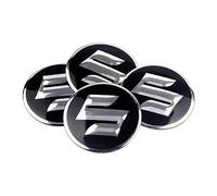 4 Pezzi Adesivo Coprimozzo per Suzuki SX4 S-Cross 2021-2024 56mm，Cerchi Copricerchi Cerchioni Copertura Antipolvere Copri Ruota Trim