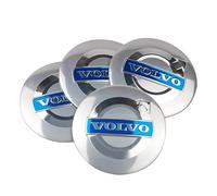 4 Pezzi Adesivo per Coprimozzo per Volvo,56mm,Adesivo per Coprimozzo Centrale per Auto Copertura Antipolvere Protezione dalla Ruggine Antipolvere,C