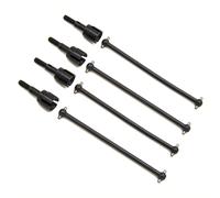 4 pezzi albero motore Dogbone e asse ruota per 94111 94108 1/10, nero