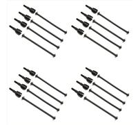 4 pezzi albero motore Dogbone e asse ruota per 94111 94108 1/10, nero