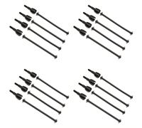 4 pezzi albero motore Dogbone e asse ruota per 94111 94108 1/10, nero