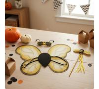 4 Pezzi Ali da Farfalla Halloween Decorazione Brillante per Bambini