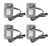 4 Pezzi Alimentatore 24W 24V DC 1 A con Spina EU, Trasformatore da 220 V AC a 24 V DC, Colore Nero - Ideale per Strisce LED, Telecamere, Router