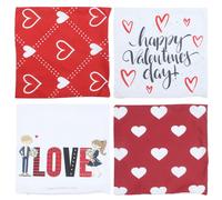 4 pezzi amare il cuscino per motivi cardiaci copre le federe decorative di