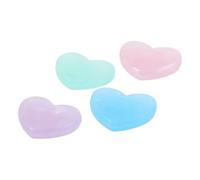 4 Pezzi Ammortizzatore a Cuore 2,7x2,5x0,8cm per Racchetta da Tennis in | Installazione Sicura, Compatibilità, Riduce gli Urti al Braccio, per Racchette da Tennis