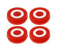 4 Pezzi Ammortizzatore da Tennis per Racchetta, Silicone Rosso | Riduce Fastidio al Gomito, Comfort al Braccio, Design Compatto, per Gioco Stabile e Preciso
