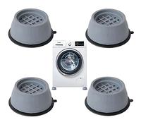 4 Pezzi Ammortizzatore Vibrazione per Lavatrice, Cuscinetti in Gomma Antiscivolo per Lavatrice, Tappetino Antivibrante per Piedi de Lavatrice, Usato per Lavatrice e Asciugatrice