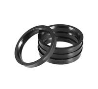 4 Pezzi Anello Centraggio Mozzo Ruota Universale Auto Da 71.6-60.1 64.1 66.6 67.1mm Anello Centrale Mozzo Ruota Anello Cerchione Plastica ABS Nera Distanziale Ruota Adattatore(71.6-66.6mm-4PCS)