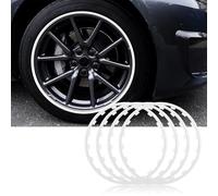 4 Pezzi Anello Di Protezione Del Bordo Della Ruota per BMW 1 Series F20 F21 MPack 118i 120i 2015-2019, Protezioni Cerchioni Protezioni per cerchioni in lega Protezione per Cerchi in Lega AntiGraffio