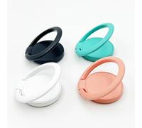 4 Pezzi Anello Supporto per Cellulare Trasparente - Rotazione 360° e Inclinazione 180°, Ultra Sottile, Compatibile con iPhone, Samsung, Huawei e Tutti gli Smartphone e Tablet