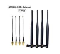 4 Pezzi Antenna LoRa 5dBi Omni-Direzionale Antenna LoRa Omni-Direzionale Ad Alta Guadagno Maschio per Meshtastic 868MHz