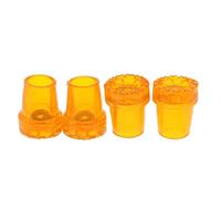 4 pezzi anti-skid stabile assorbimento di bastone da passeggio a piedi