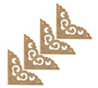 4 pezzi antichi guardia d'angolo in legno angolare in stile cinese Case angoli