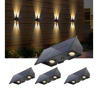 4 PEZZI Applique da Parete LED Luce Up&Down Lampada Segnapasso da Esterno IP65