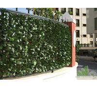 4 PEZZI ARELLE SEMPREVERDI LAURO 1X3MT SIEPE ARTIFICIALE SINTETICA ALLORO FOGLIA