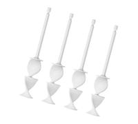 4 pezzi asta agitatrice vernice resistente all'usura manico esagonale resina epossidica miscelatore helix trapano accessorio strumento elettrico accessori