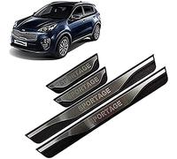 4 Pezzi Auto Acciaio Inox Soglia Porta Battitacco, per KIA Sportage QL 4 2016 2017 2018 2019, Davanzale Portiera AntiGraffio con Adesivo Forte, Styling Accessori Kit Piastra Sottoporta