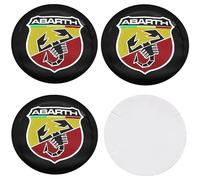 4 pezzi Auto adesivi coprimozzi per Abarth FIAT abarth 124 spider Abarth 500 695 56mm 60mm, Coprimozzo Tappi di Cerchioni Copriruota Centrale Sostituzione Adesivi Tappi Mozzo Auto Con logo
