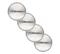 4 pezzi Auto adesivi coprimozzi per Vossen 65MM, Coprimozzo Tappi di Cerchioni Copriruota Centrale Sostituzione Adesivi Tappi Mozzo Auto Con logo,C