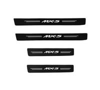 4 Pezzi Auto Battitacco per Mazda MX-5 Miata NA NB NC ND 1990-2019 2020 2021 2022 2023,Fibra Carbonio Protezione Davanzale Portiera Striscia Pannelli bilanciere Porta Antiusura Carrozzeria Parti