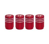 4 Pezzi Auto Cappucci delle Valvole per Alfa Romeo Giulia (952) 2022-, Metallo Tappi per Valvole Pneumatici Cappucci Parapolvere,C