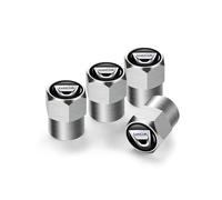 4 Pezzi Auto Cappucci delle Valvole per Dacia Duster Logan Sandero Lodgy Dokker Stepway Mcv 2 Solenza Largus 1300,Tappi Valvole Pneumatici Parapolvere Coprivalvola Pneumatico Sostituzione Accessori