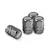 4 Pezzi Auto Cappucci Valvole per Dacia Duster Logan Spring Mcv 2 Dokker Sandero Lodgy Jogger Bigster,Tappo Valvola Pneumatico,Accessori per pneumatici,Tappini gomme auto,Auto Decorazione Accessor