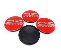 4 Pezzi Auto Coprimozzi Centrale per OZ Racing M582 55mm Coprimozzo Tappi Coperture Hub Center Wheel Cap Covers Accessori