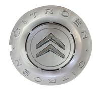 4 Pezzi Auto Coprimozzi per Citroen C3 Pluriel 2003-2010,ABS Copricerchi Sostituzione Originale Tappi Mozzo Centrale Ruota con Logo Emblema Antipolvere Accessori Decorazione Auto,E