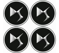4 Pezzi Auto Coprimozzi per Citroen DS3 DS4 DS6 60mm,Copri Ruota Coppetta Coprimozzo Impermeabile Antipolvere Parti Accessori Ruote pneumatici