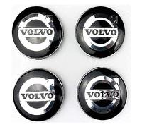4 Pezzi Auto Coprimozzi per Volvo 60mm,Coprimozzo Centrale Ruota Cappucci Mozz Tappi Mozzo Centrale Coprimozzo Accessori