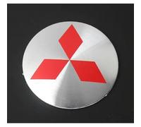 4 Pezzi Auto Coprimozzi Ruota per Mitsubishi Pajero Sport,Tappi Coprimozzo Tappi Mozzo Centrale Ruota Centrale Copri con Auto Emblema Logo Accessori Styling,5.65cm-Silver