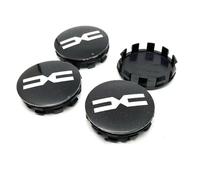 4 Pezzi Auto Coprimozzo per 56mm 60mm Dacia, Coprimozzo Del Centro di Rotella Dell'auto Impermeabile Antipolvere Accessori per Lo Styling Del Logo Dell'Auto,B-56MM