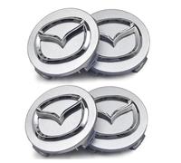 4 Pezzi Auto Coprimozzo per Mazda MX5 60mm,Coprimozzi Copridadi Copribulloni Protezione Ruggine Antipolv Interno Ruota Tappo Accessori