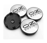 4 Pezzi Auto Coprimozzo per OZ Racing 60mm,Coprimozzo Del Centro di Rotella Dell'auto Impermeabile Antipolvere Accessori per Lo Styling Del Logo Dell'Auto,A