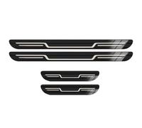 4 Pezzi Auto Davanzale Battitacco Piastre per Toyota Corolla Verso (Mk3) MPV 2004-2009, Acciaio Inox Soglie Porte Pedali Benvenuto AntiGraffio, Accessori Auto,C
