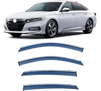 4 Pezzi Auto Deflettori Aria per ACCORD MK10-VC 2018-2022, Parapioggia Per Finestrino Deflettori Aria Laterale, Protezione Visiera Parasole